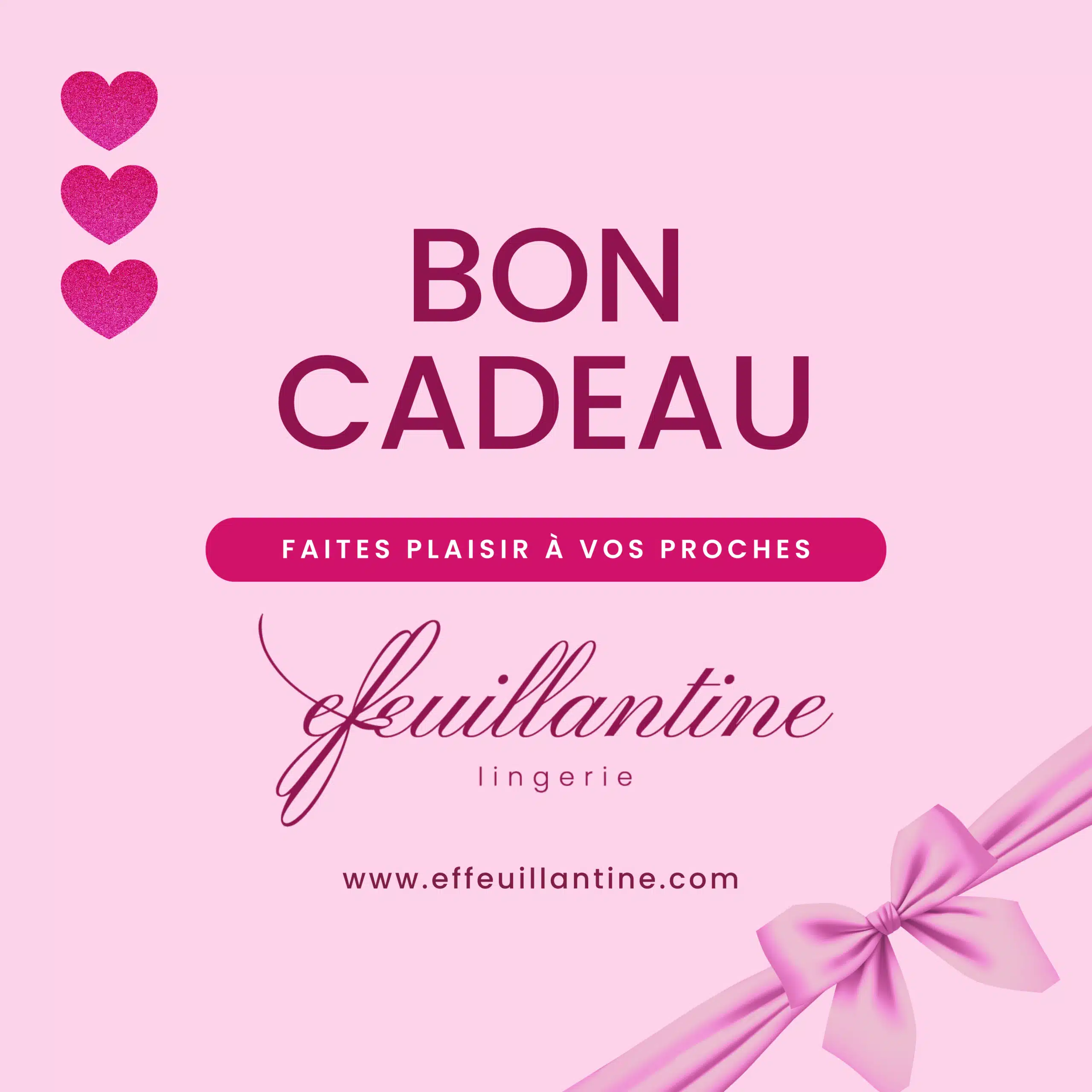 Bon cadeau 2025